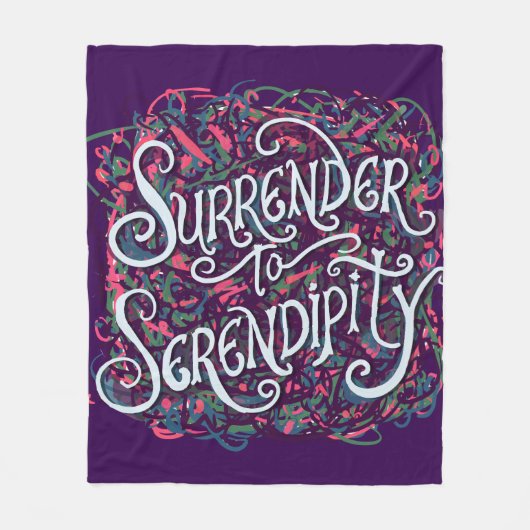 Surrender to Serendipity Fleecedecke (Vorderseite)