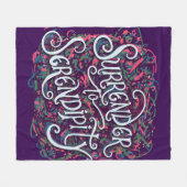 Surrender to Serendipity Fleecedecke (Vorderseite (Horizontal))