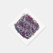 Surrender to Serendipity Serviette (Ecke)