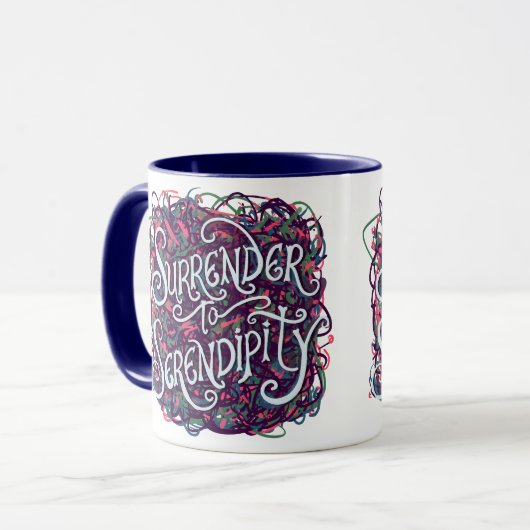 Surrender to Serendipity Tasse (Vorderseite Links)
