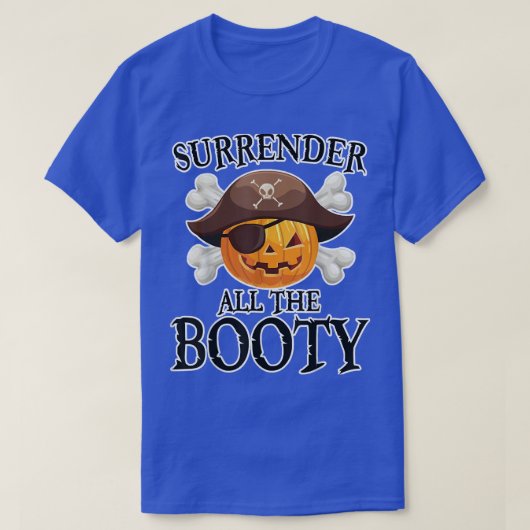 Surrenders The Booty Boo Pumpkin Halloween Lover  T-Shirt (Design vorne)