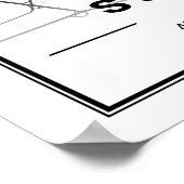 Surrey British Columbia Canada Travel City Map Poster (Ecke)