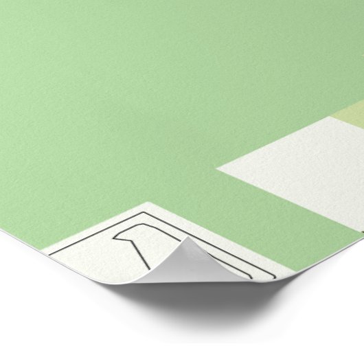 Surrey Canada-Karte Poster (Ecke)