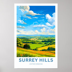 Surrey Hills United Travel Print Poster