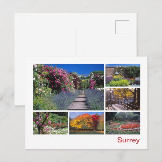 Surrey Postkarte (Vorne/Hinten)
