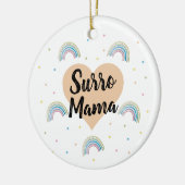 Surrogate Surro Mama Rainbow Baby Ornament (Links)