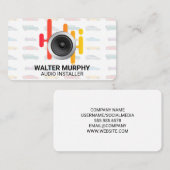 Surround Sound | Audio Speaker Visitenkarte (Vorne/Hinten)