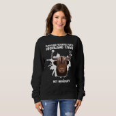 surround yourself with highland cows highland catt sweatshirt (Vorne ganz)