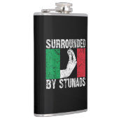 Surrounded by Stunads Flachmann (Rechts)