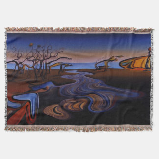 Surrrealistische Flusslandschaft - Dali-Stil  Decke