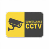 Surveillance CCTV Logo - Bullet Camera Aufkleber (Vorderseite)