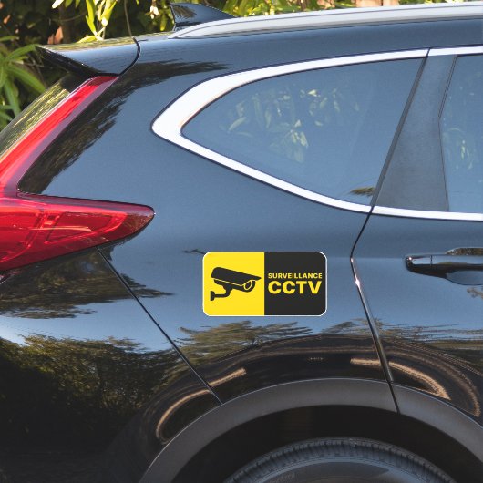 Surveillance CCTV Logo - Bullet Camera Aufkleber (Auto Seite)