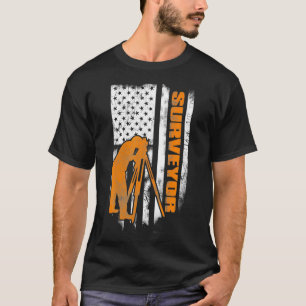 Surveyor Flag Amerika 4. Juli Surveyor T-Shirt
