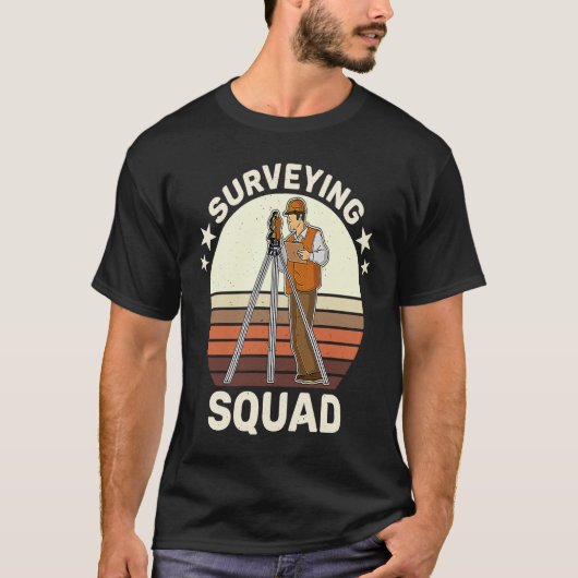 Surveyor geodesy surveying engineer theodolite pro T-Shirt (Vorderseite)