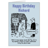 Surveyor gibt Pig seine Bewertung eines Eigentums (Vorne)