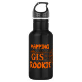 Surveyor, GIS bottle Edelstahlflasche (Vorderseite)