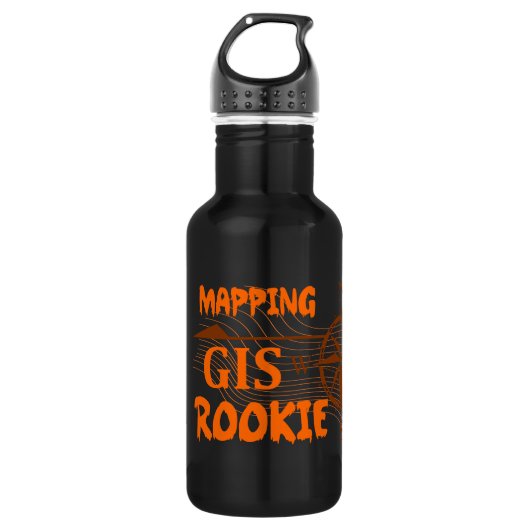 Surveyor, GIS bottle Edelstahlflasche (Vorderseite)