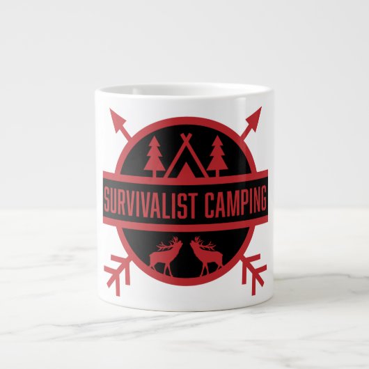 Survivalist Camping Bushcraft Tasse (Vorderseite)