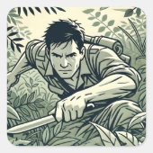 Survivalist Spirit Sticker (Vorderseite)