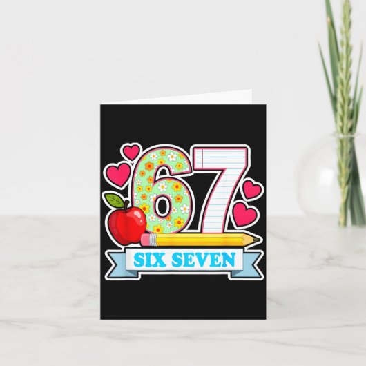 Survived 67 Days Of School Shirt Teachers Student Karte (Vorderseite)