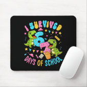 Survived 67 Days Of School T-rexes Funny Six Seven Mousepad (Mit Mouse)