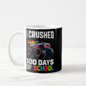 Survived I Crushed 100 Days School Monster 1st Gra Kaffeetasse (Links)