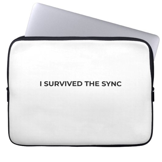 Survived The Sync Minimalist Professional  Laptopschutzhülle (Vorderseite)