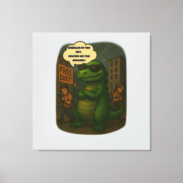 Surviving 2025: Dino Style Leinwanddruck