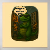 Surviving 2025: Dino Style Poster (Vorne)