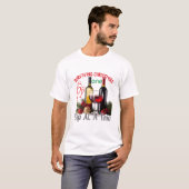 Surviving Christmas One Sip at a Time Funny T-Shirt (Vorne ganz)