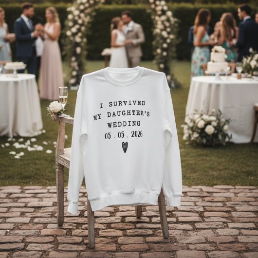 Surviving My Daughter’s Wedding Funny Quote Sweatshirt