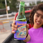 Surviving Not Thriving – Rainbow Unicorn Dosenkühler