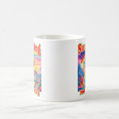 Surviving Not Thriving – Rainbow Unicorn Mug Kaffeetasse (Mittel)
