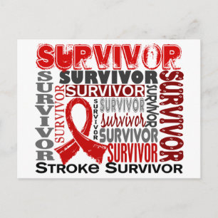 Survivor 10 Stroke Postkarte