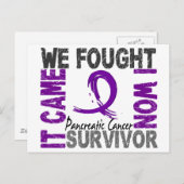 Survivor 5 Bauchspeicheldrüsenkrebs Postkarte (Vorne/Hinten)