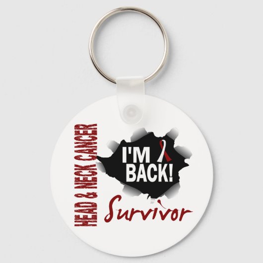 Survivor 7 Head Nackenkrebs Schlüsselanhänger (Vorderseite)