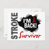 Survivor 7 Stroke Postkarte (Vorne/Hinten)
