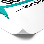 Survivor 8 Ovarialkarzinom Poster (Ecke)