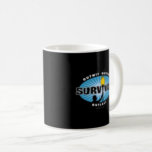 Survivor Blue Burst Kaffeetasse (VorderseiteRechts)