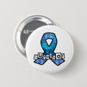 Survivor Blue Ribbon Button (Vorne & Hinten)