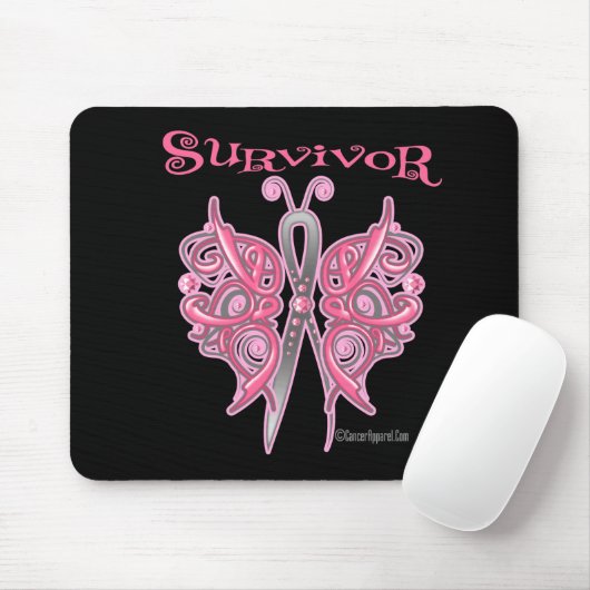Survivor Celtic Butterfly - Brustkrebs Mousepad (Mit Mouse)