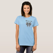 Survivor Celtic Butterfly - Melanom T-Shirt (Vorne ganz)