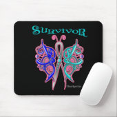 Survivor Celtic Butterfly - Schilddrüsenkrebs Mousepad (Mit Mouse)