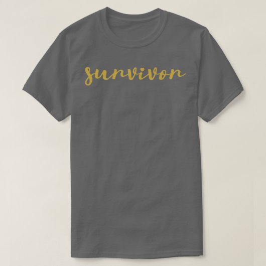Survivor Gold T-Shirt (Design vorne)