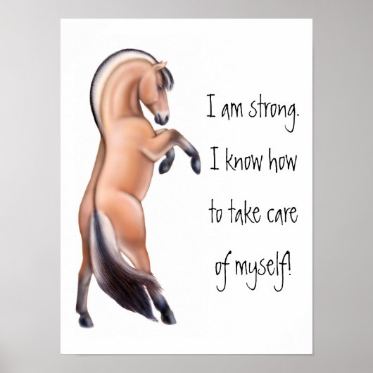 Survivor Horse Inspiration Print Poster (Vorne)