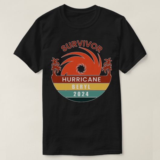 Survivor Hurricane Beryl 2024 TShirt (Design vorne)
