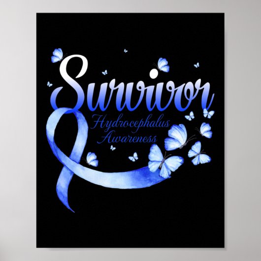 Survivor Hydrocephalus Bewusstsein Poster (Vorne)
