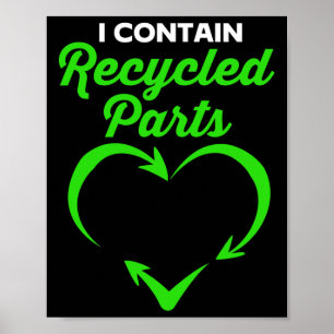 Survivor I enthält Gerecycelt Teile Poster