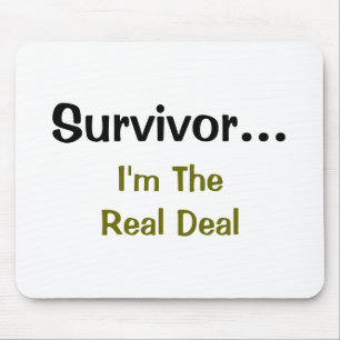 Survivor Inspiration Sprichwort Mousepad