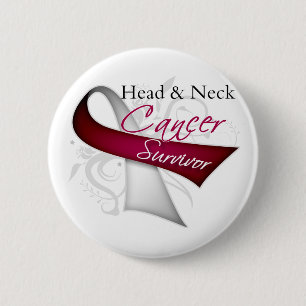 Survivor - Kopf-und Neckenkrebs Button